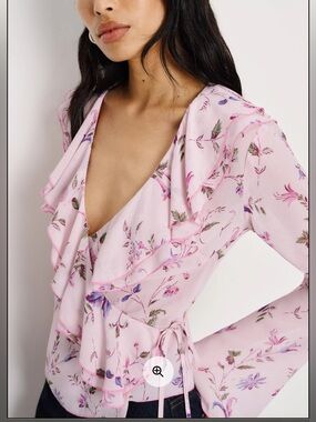 NWT Reformation Kilah top in Stella